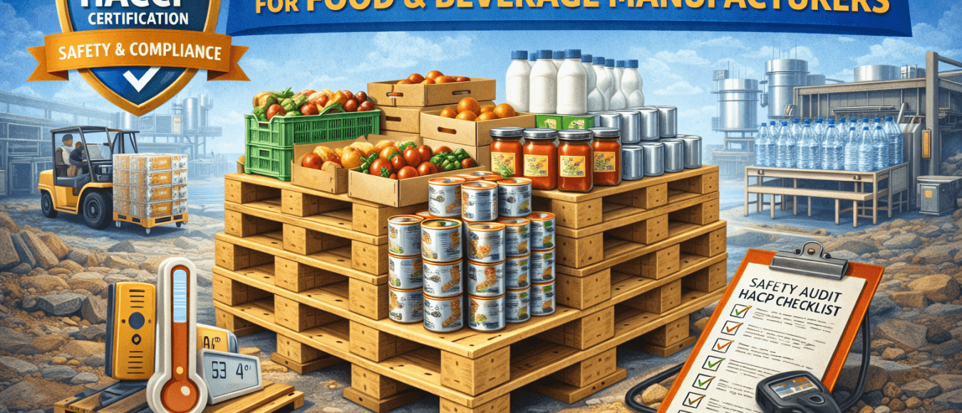 HACCP-Certified Pallets for Food & Beverage Manufacturers