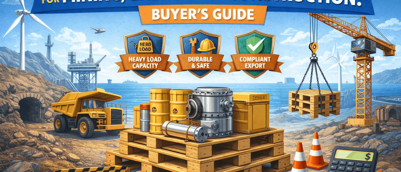 Heavy-Duty Pallets for Mining, Energy and Construction Buyer’s Guide
