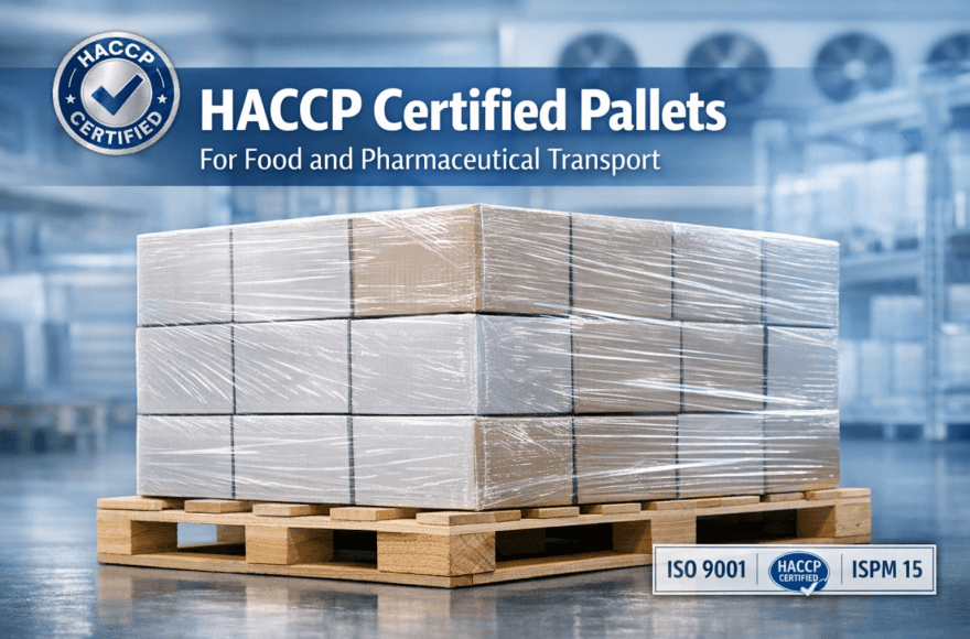 HACCP Pallets for Food and Pharmaceutical Transport