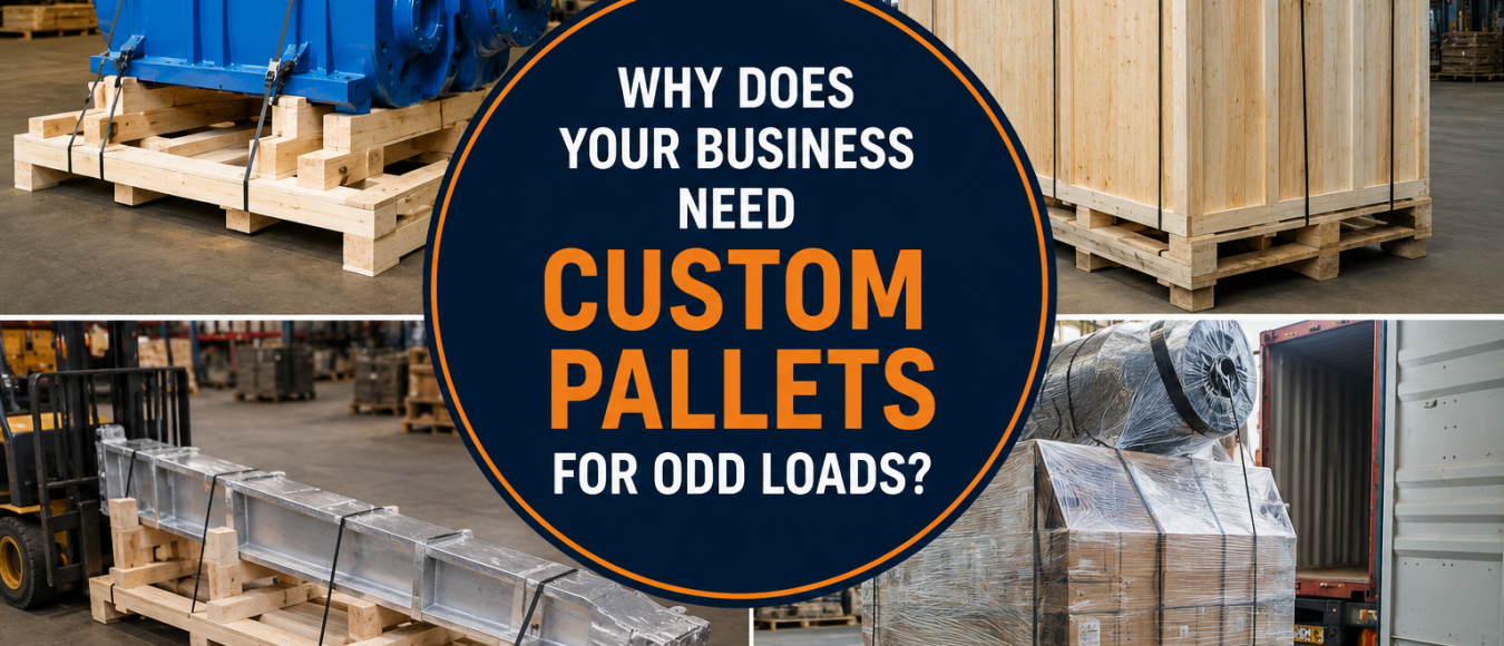 Why Does Your Business Need Custom Pallets for Odd Loads?