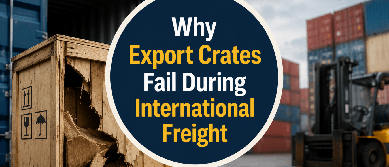 Why Export Crates Fail During International Freight