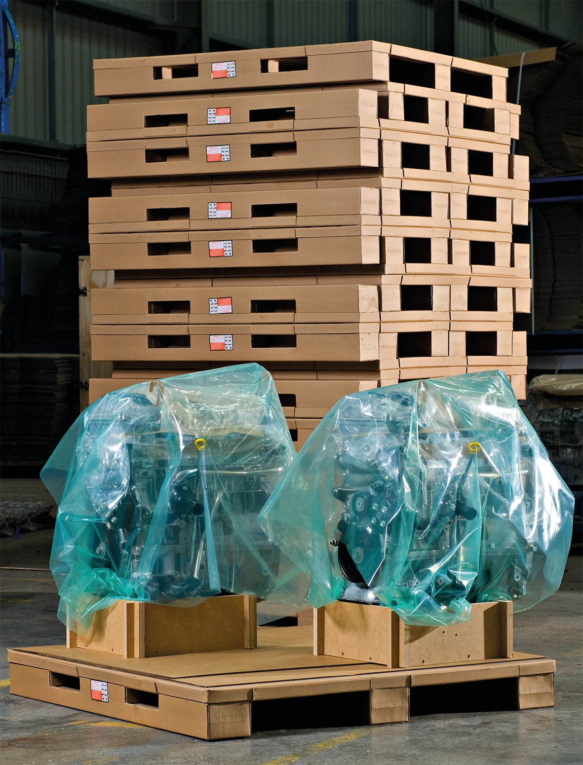 Cardboard Pallets for Automotive Packaging by CMTP