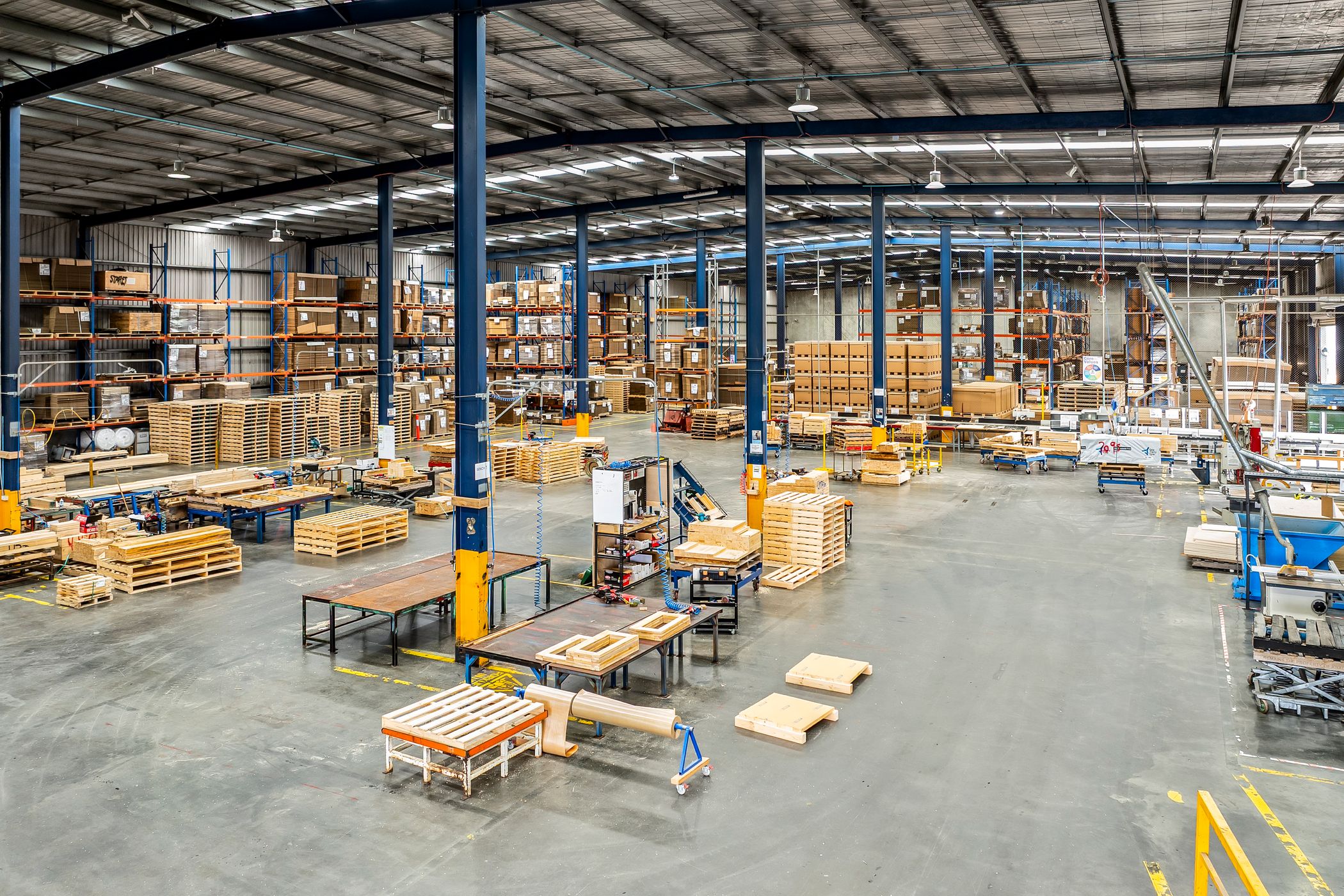 Timber pallets, crates and packaging built by CMTP for Australian manufacturers